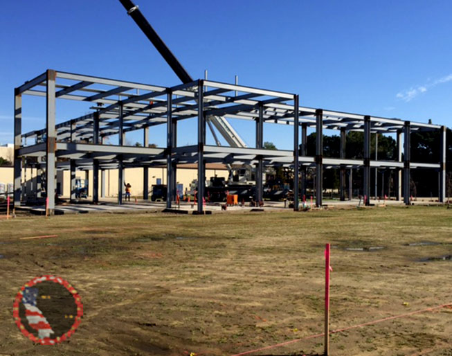 Golden State Steel Erectos in, akersfield 	Stairs and Rel, ted Railing
Cambering of Wide Flange Beams, Custom Fabrication