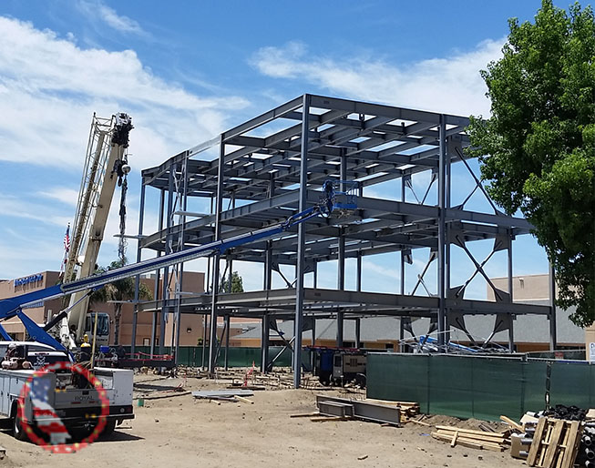 Golden State Steel Erectos in , kersfield 	Stairs and Rela, ed Railing
Cambering of Wide Flange Beams, Custom Fabrication