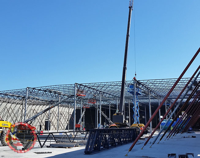 Golden State Steel Erectos in , kersfield 	Stairs and Rela, ed Railing
Cambering of Wide Flange Beams, Custom Fabrication